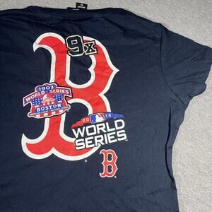 New Boston Red Sox Woman’s Medium 9x World Series Champions Woman Cropped TShirt